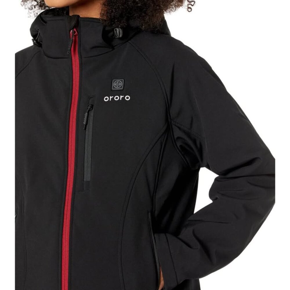 ORORO Classic Heated Jacket (Black with Red Zipper) SIZE SMALL (4 IN STOCK)